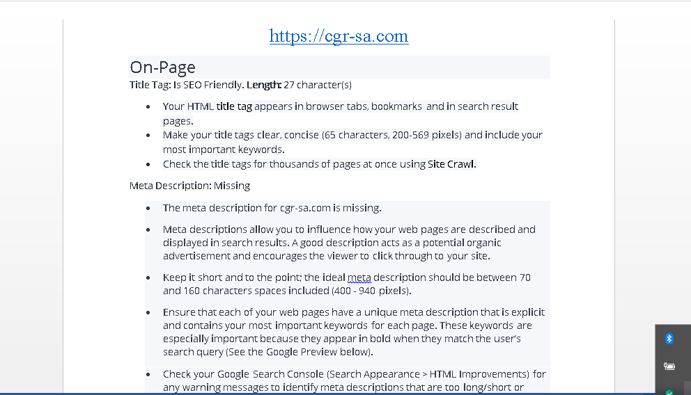 I will provide monthly on page SEO services