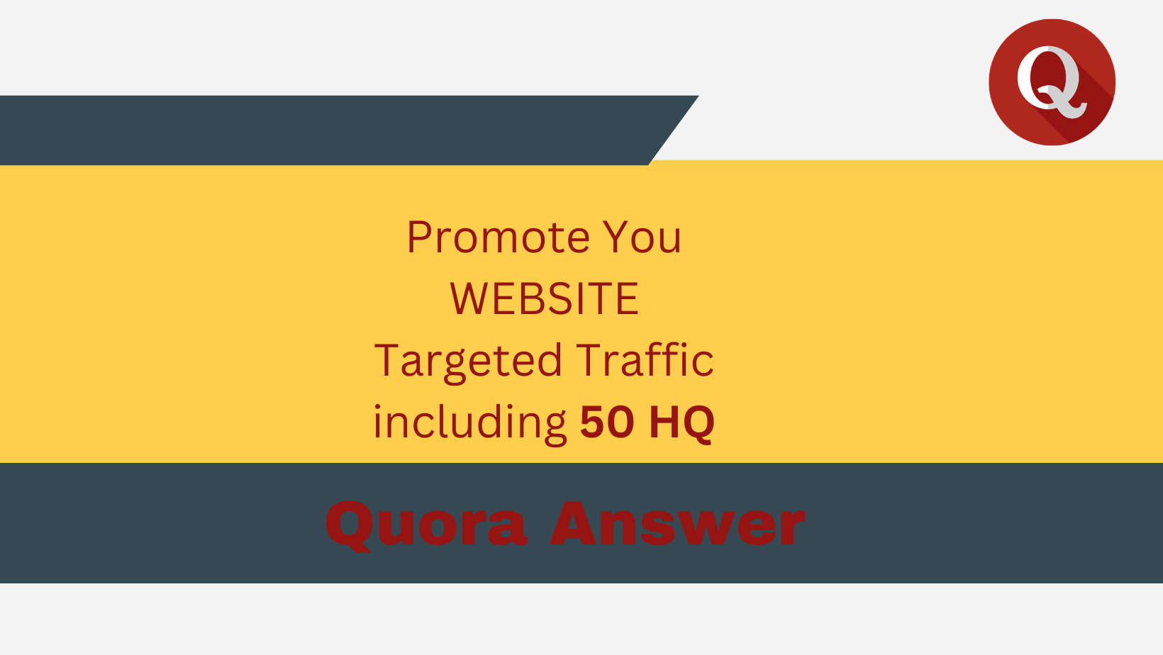 I will promote your website with 50 High Quality Quor...