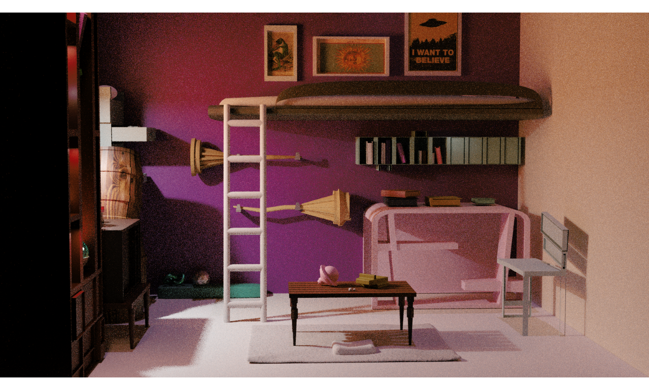 I will create a 3d model and render images of dioramas