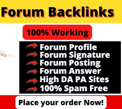 I will create 500 high authority dofollow forum posti...