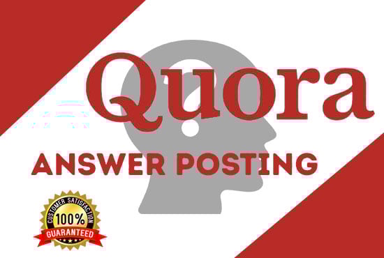I will provide Niche Relevant Traffic & 100 Unique 10 Quora Answer With Backlink