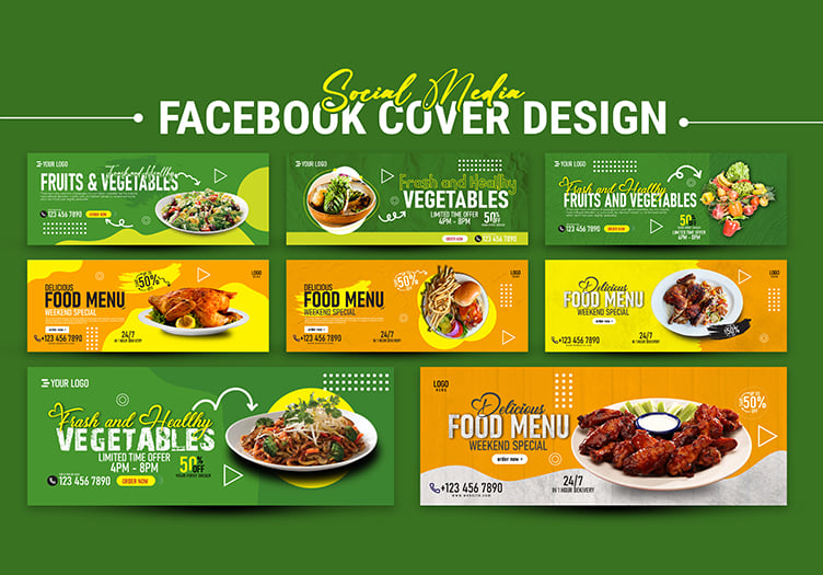 I will design creative cover, banner for social medi...