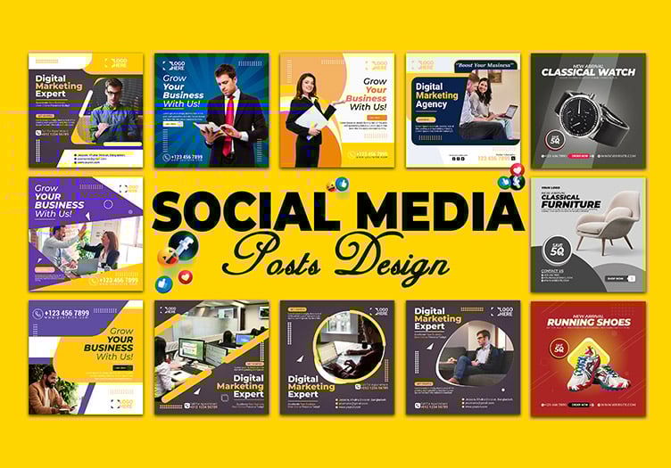 I will design social media ads posts design