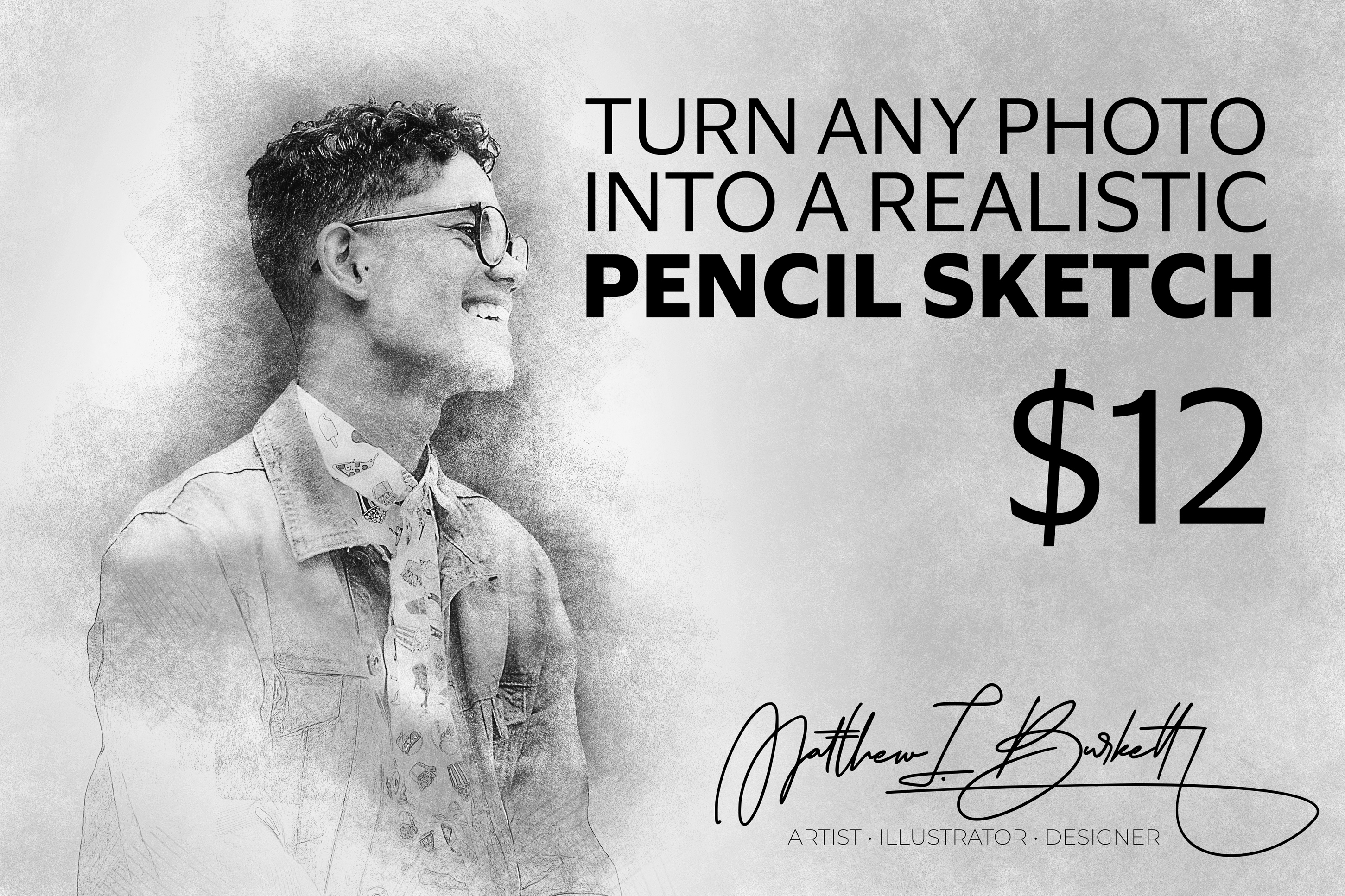 Turn Any Phot Into A Realistic Pencil Sketch