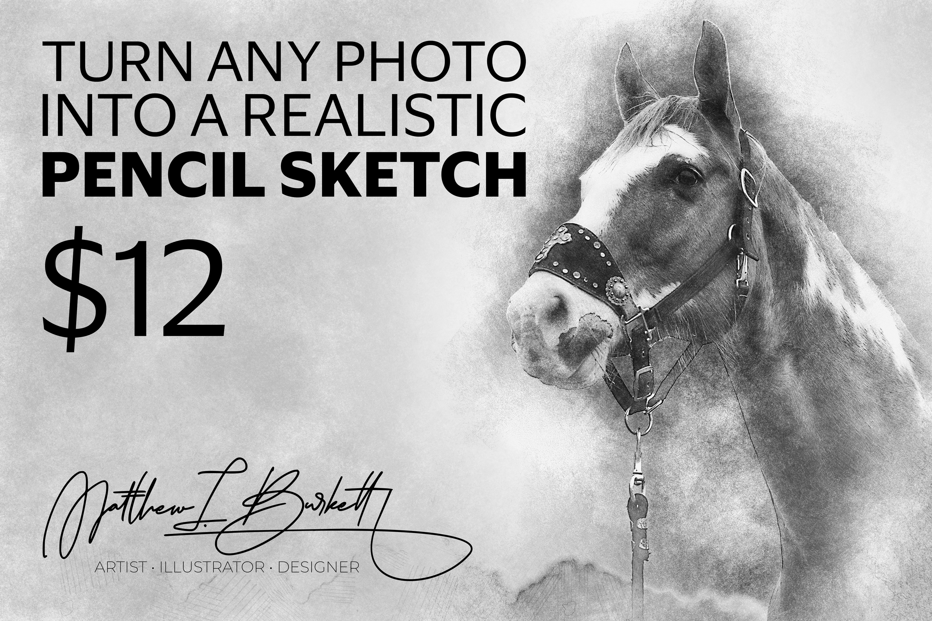 Turn Any Phot Into A Realistic Pencil Sketch