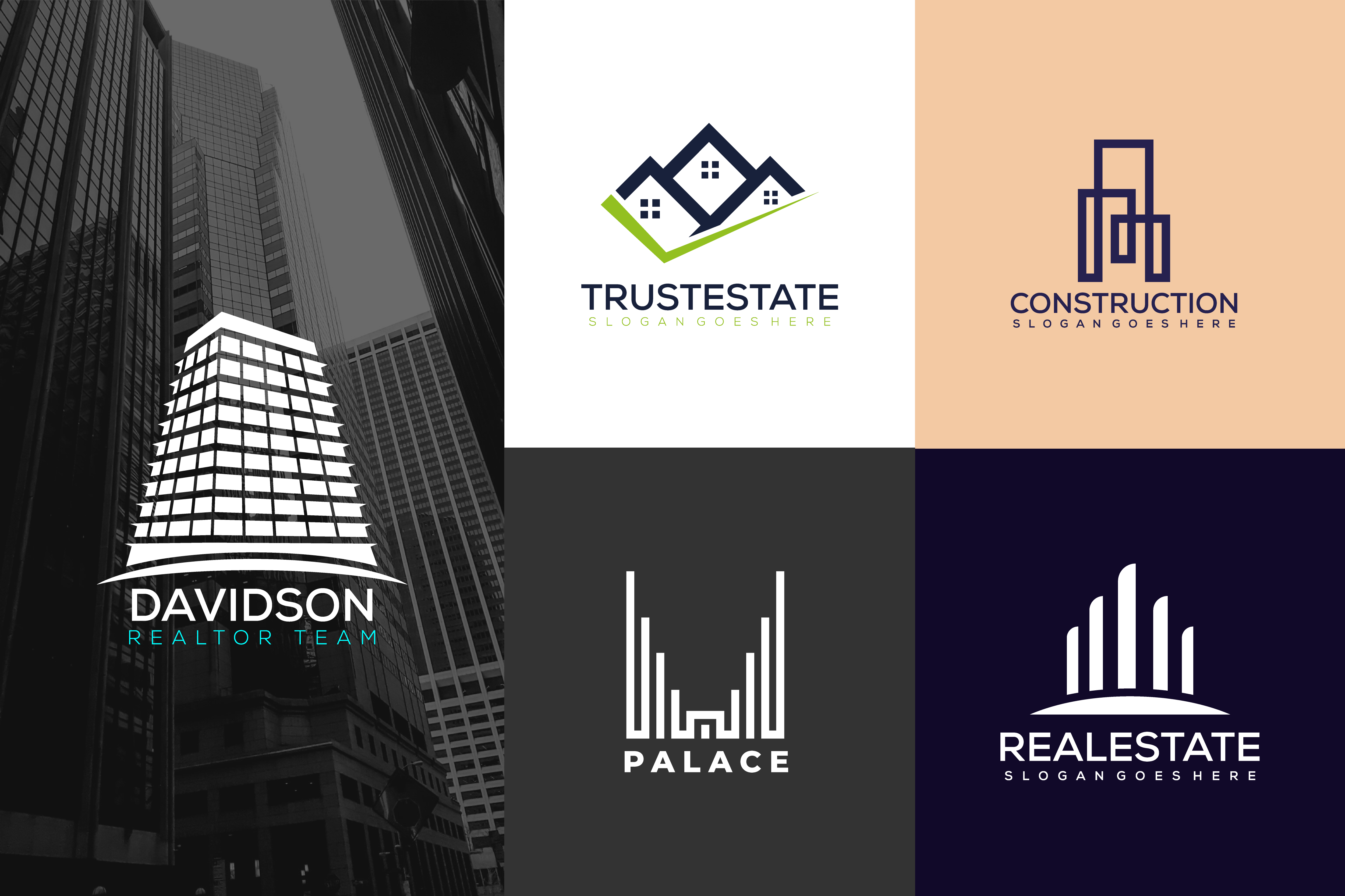 I will create modern minimal real estate logo for your business or website, company