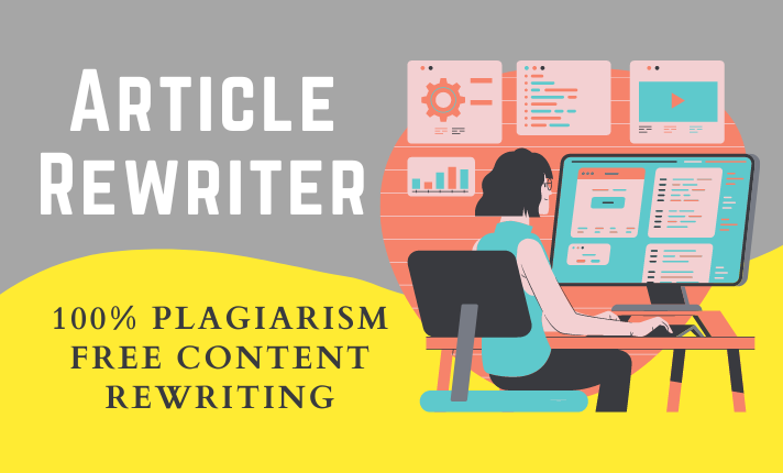 Rewrite any article manually into original content