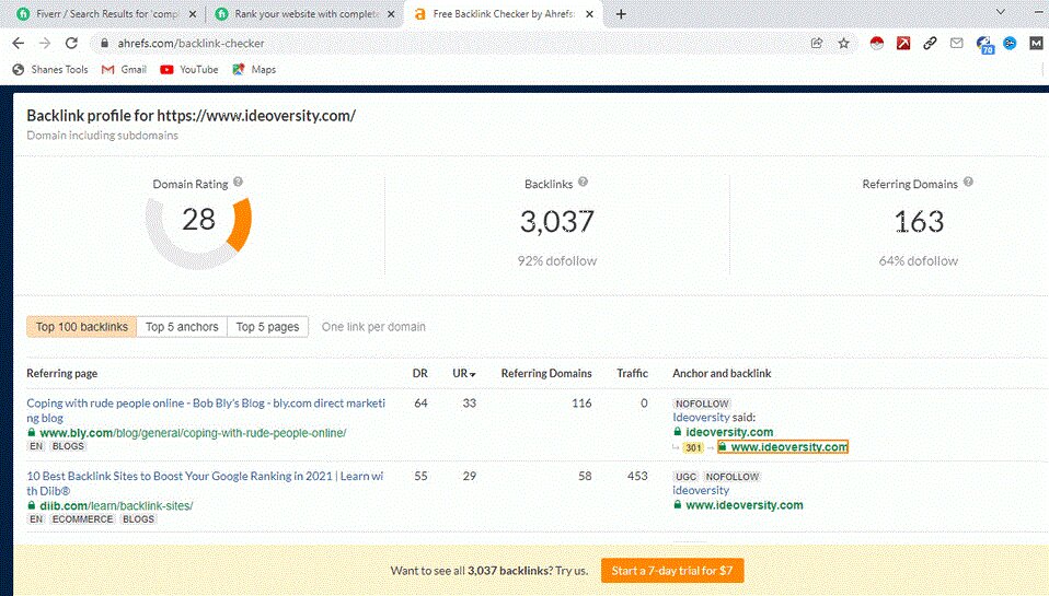 Provide 300+ High DA, PA backlinks to rank your website