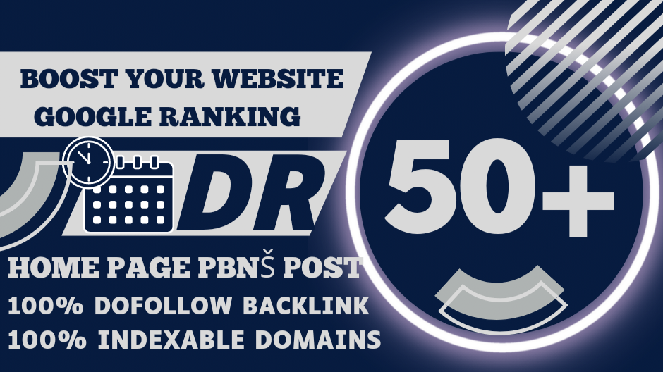 i will do 50 high quality homepage PBNs backlinks DA 50 plus sites 