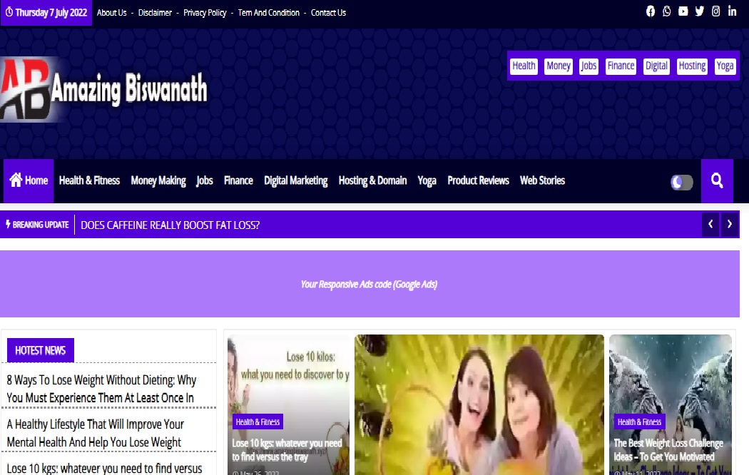 I will create a Blog for you with professional touchi...