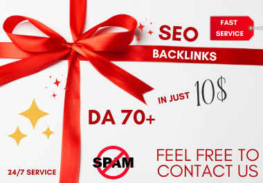 I WILL CREATE DA 70+ HIGH QUALITY SEO DOFOLLOW BACKLINKS