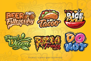 I will create Front, Typography, Hand writing Text Logo 