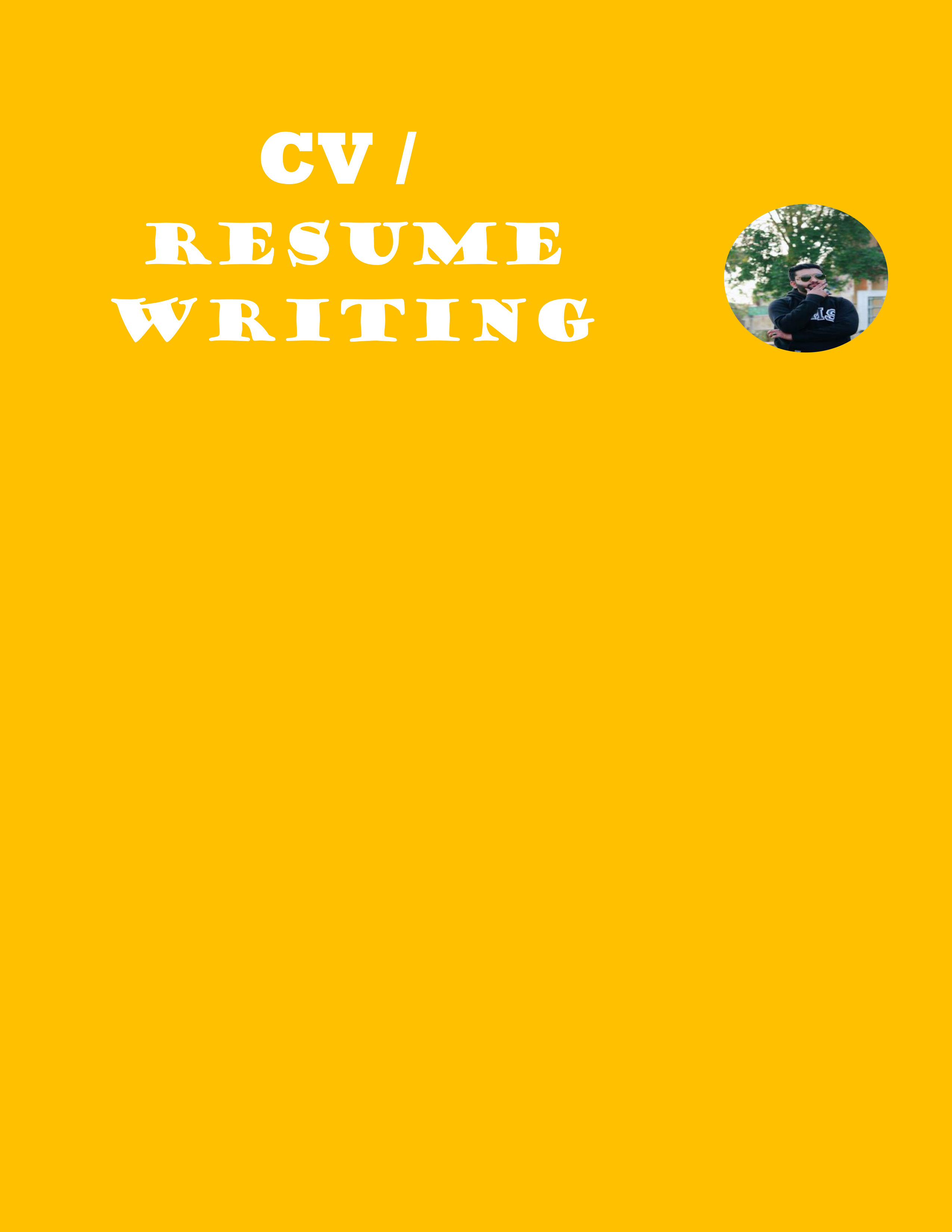 Provide professional resume writing services