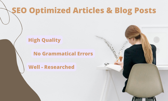 I will create amazing SEO optimized articles and blogs 