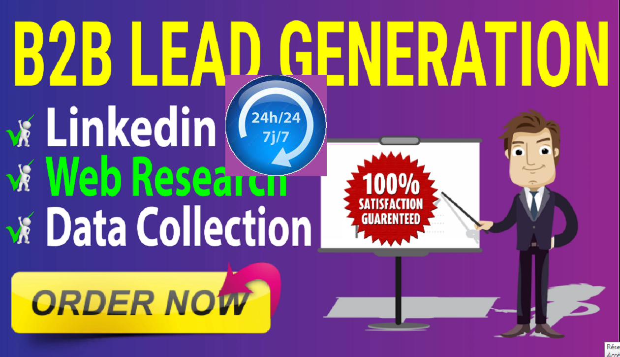 Automate your digital prospecting on linkedIn and find more customers: 100 Leads Every day