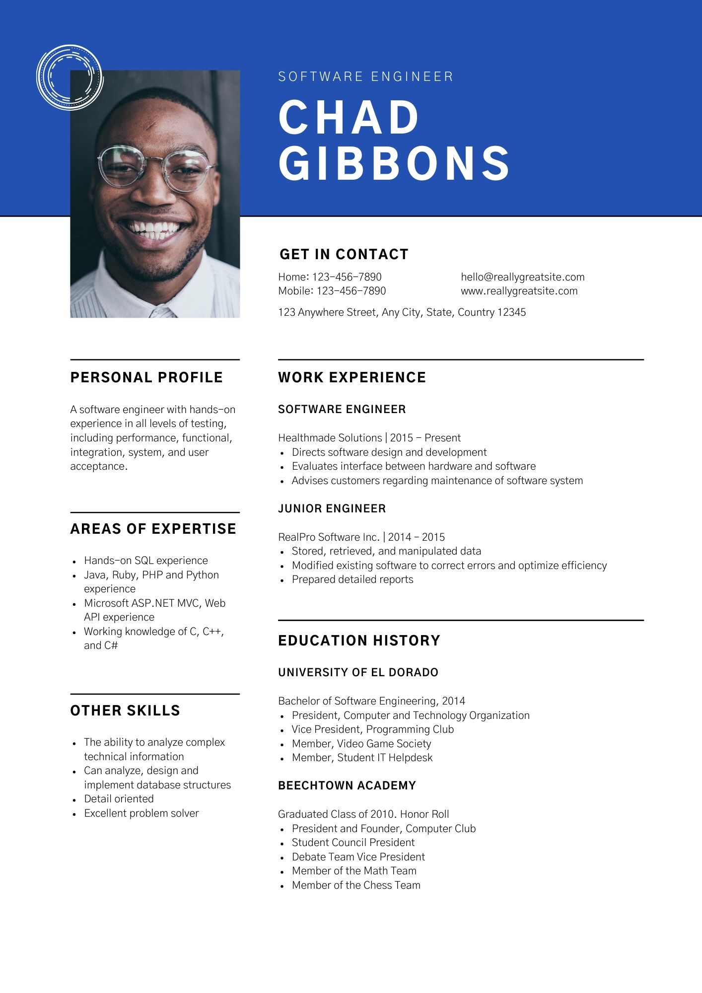 I will design resume template and cv