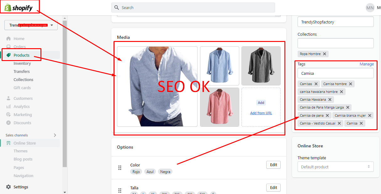 I will do eCommerce and Shopify Website SEO 