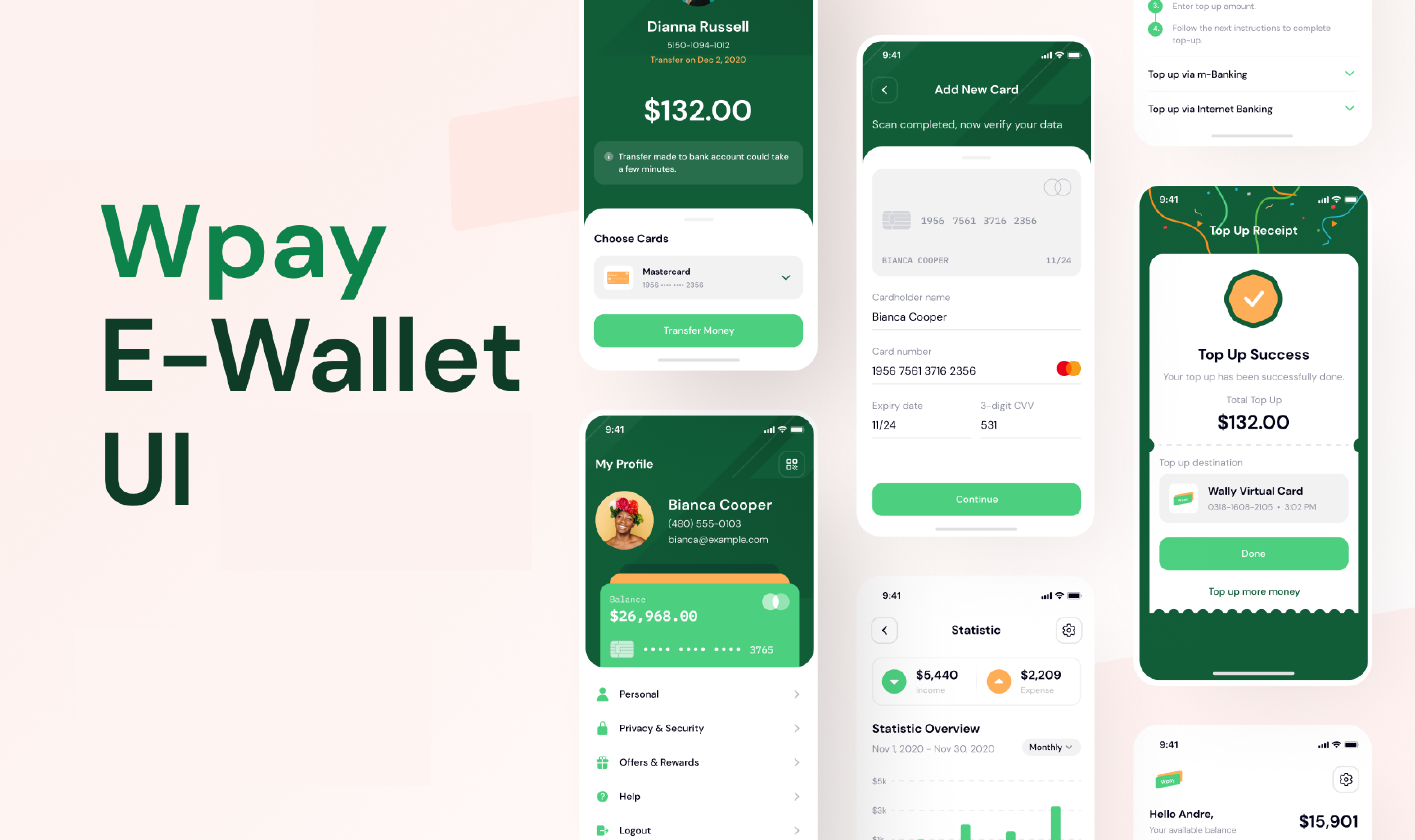 I will create a visually stunning mobile app design(4Screens)