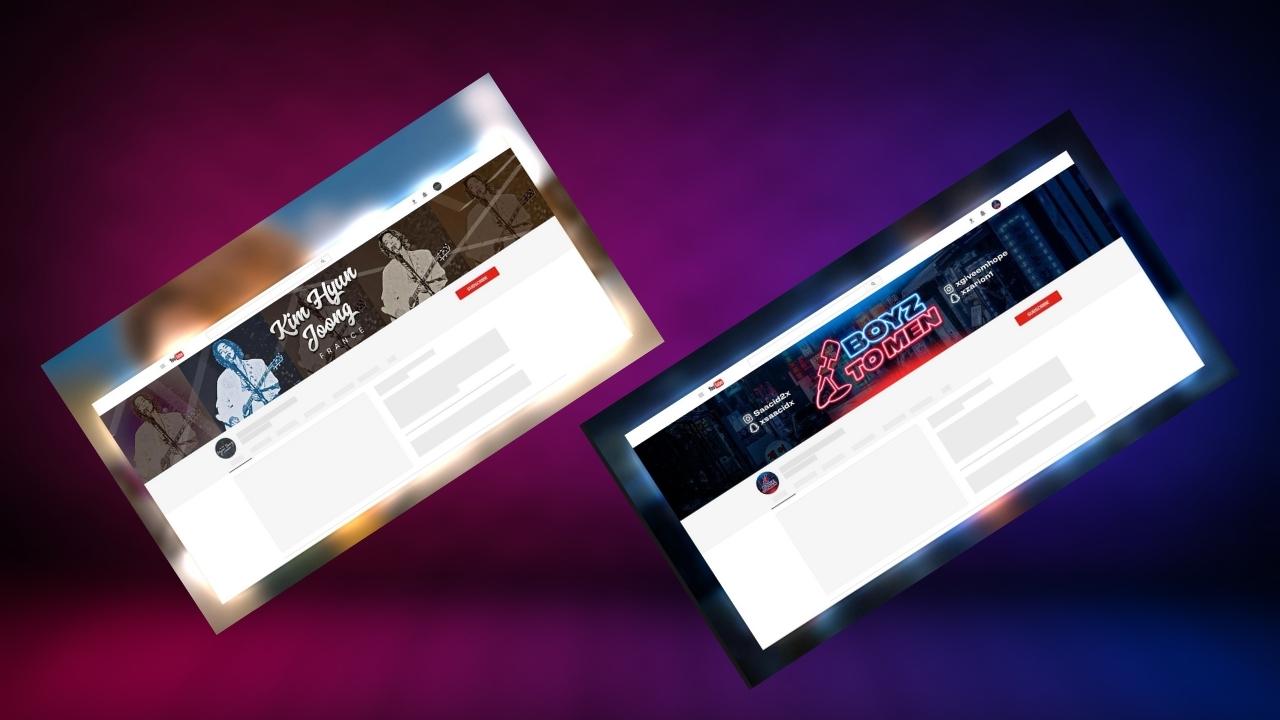 I will design YouTube cover, profile picture and thumbnail