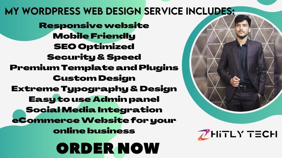 I will make your WordPress website and CMS website development