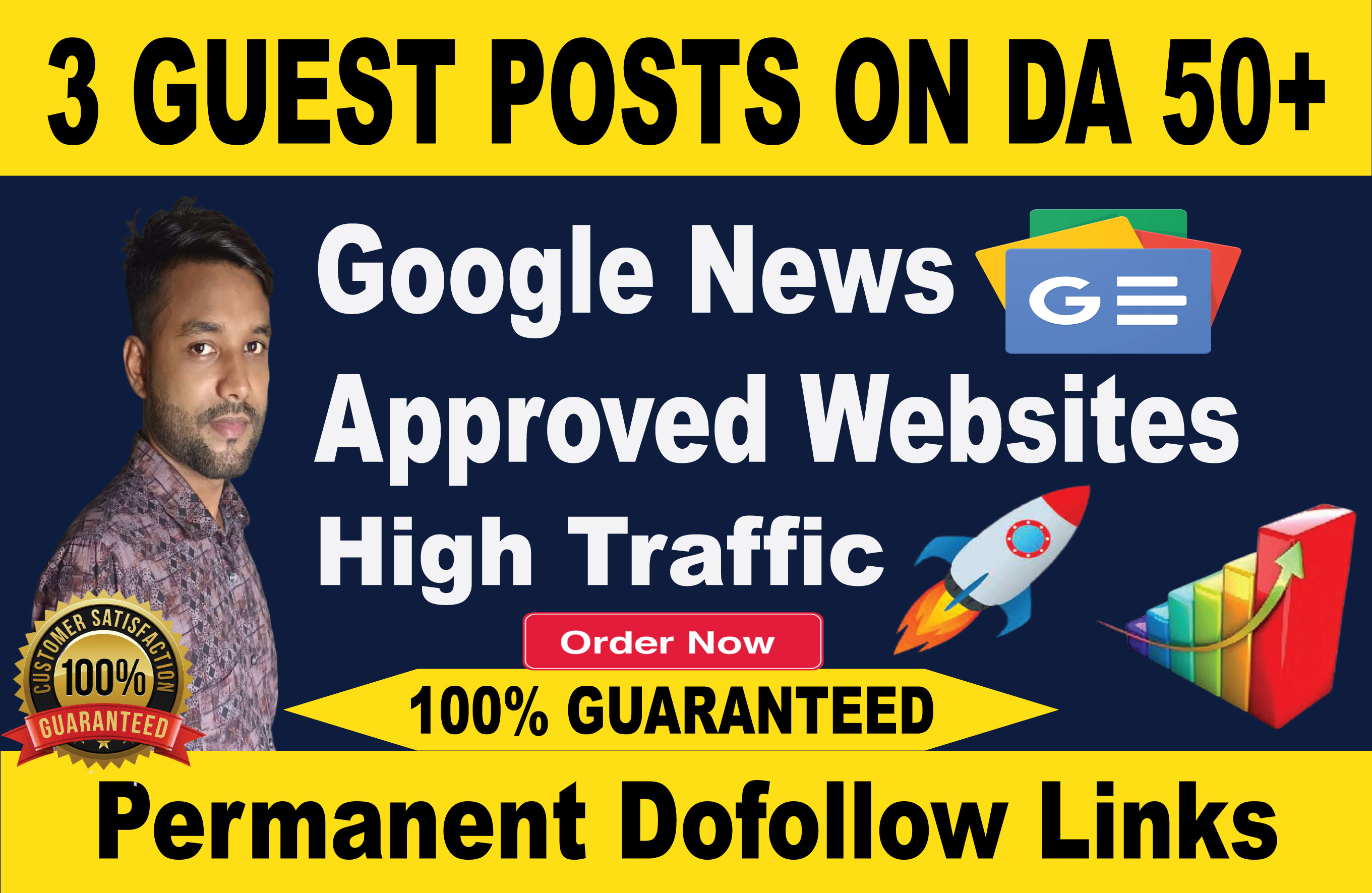 I will SEO guest posts on And Guest Posting dofollow high quality DA high traffic for Ranking