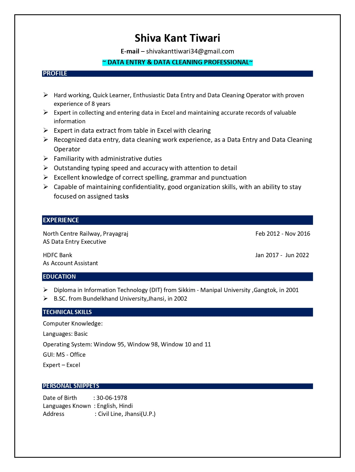 We do Data Entry and Data Analysis work