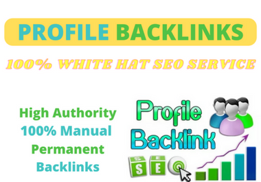 I will Create 100+ DOFOLLOW PR9 - DA 50+ Profile Backlinks manually
