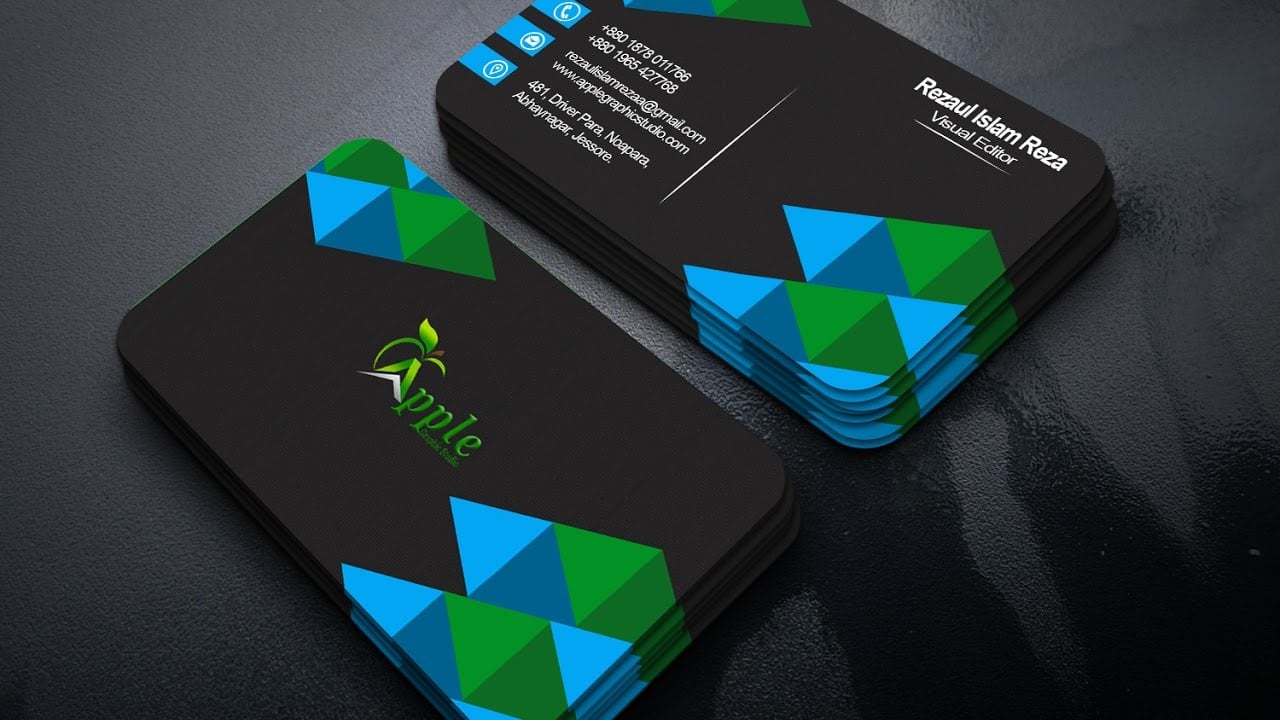 I will create professional business card design services