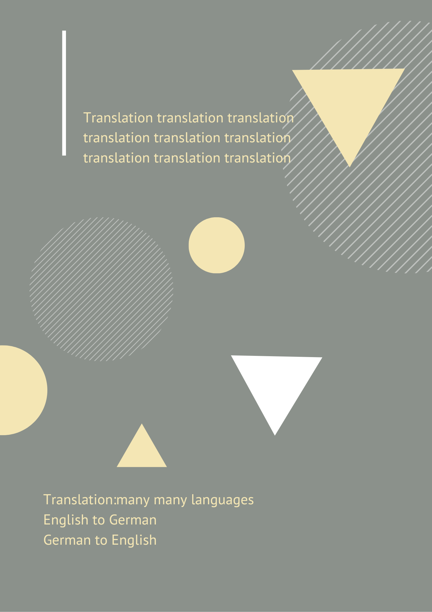 I am a professional. I translate many languages ​​into another language