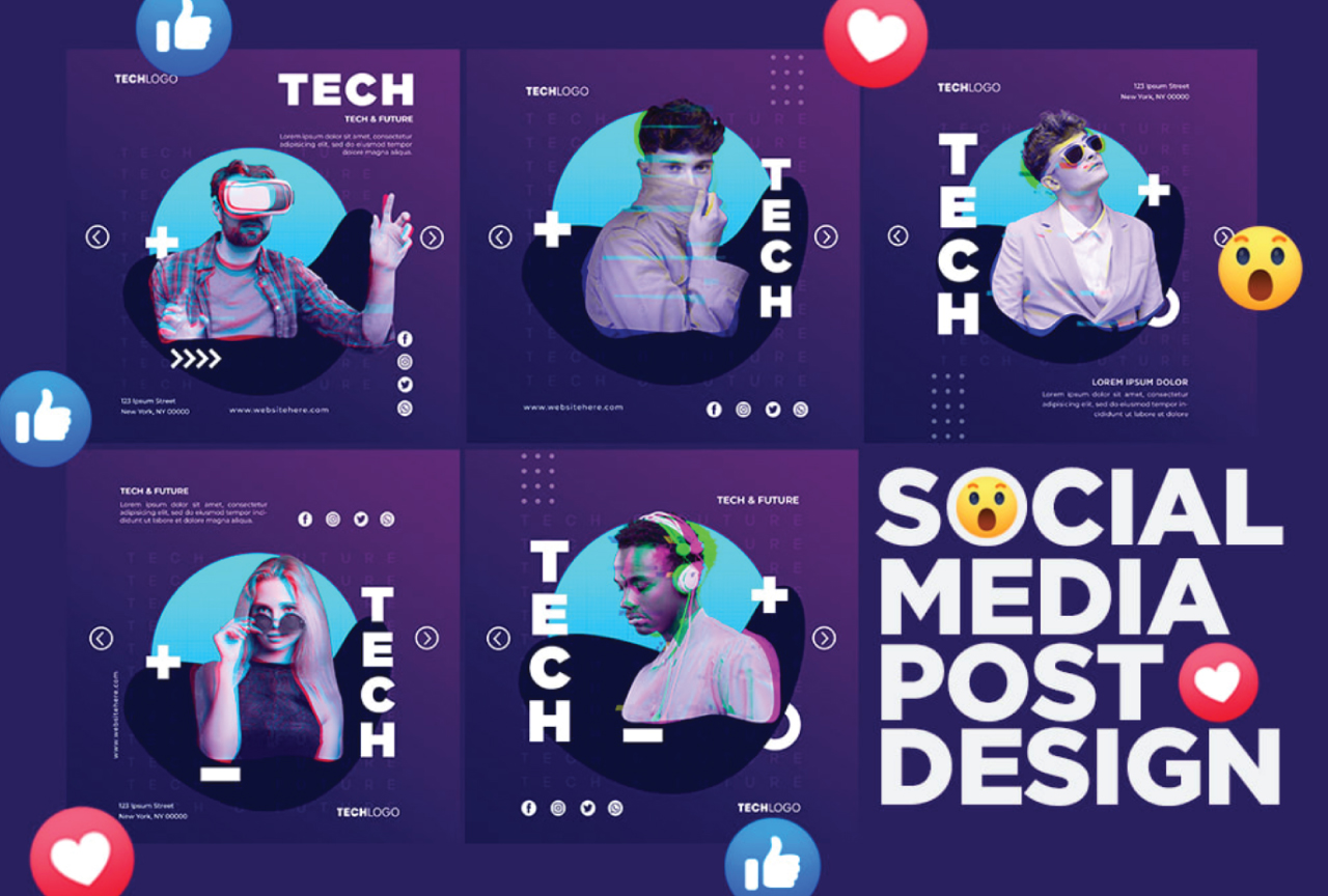Design Attractive Social Media Posters , Ads, Covers, Web banner