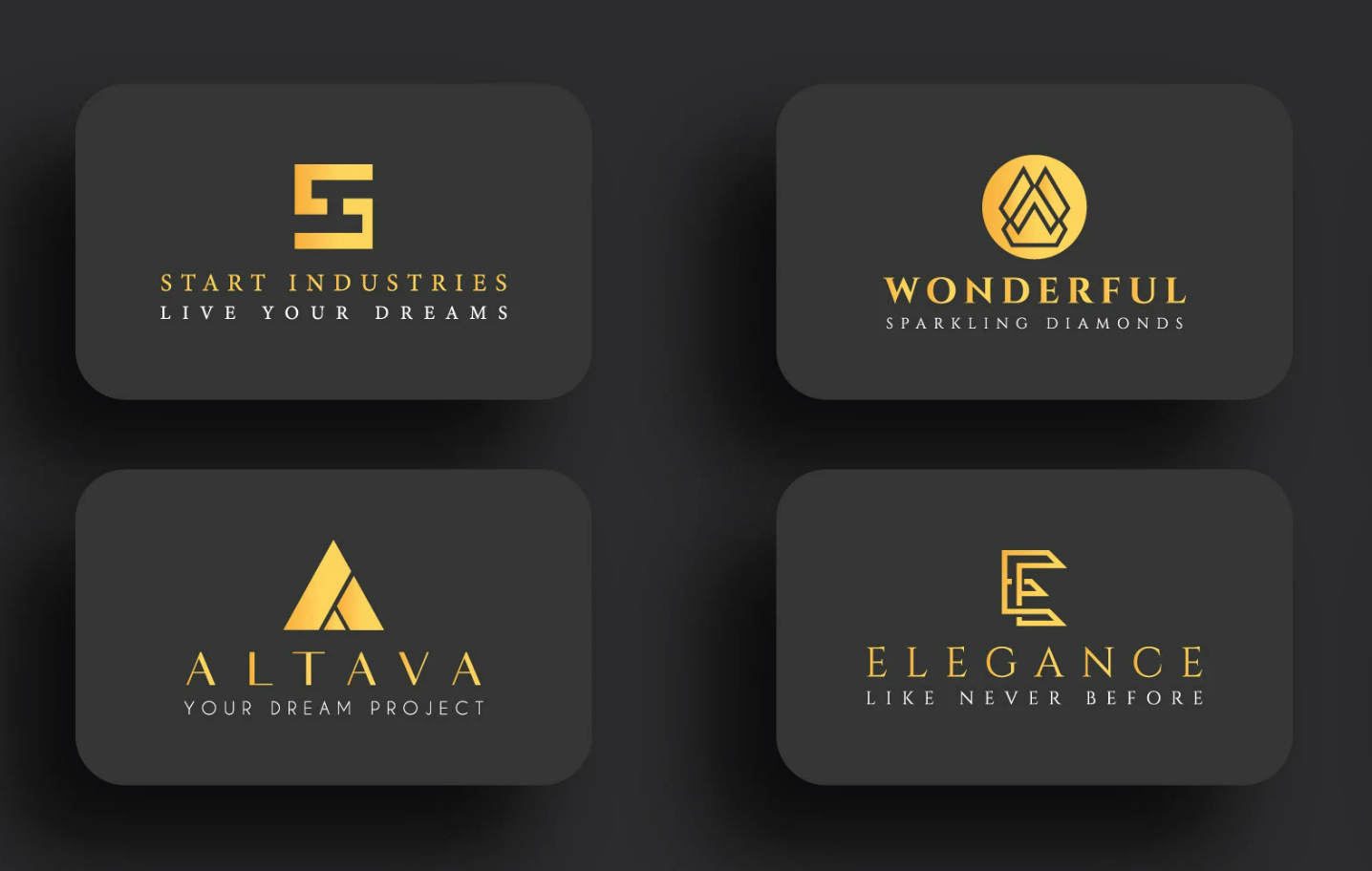 3 Concepts MINIMALISTIC and UNIQUE business logo design IN 24 hrs