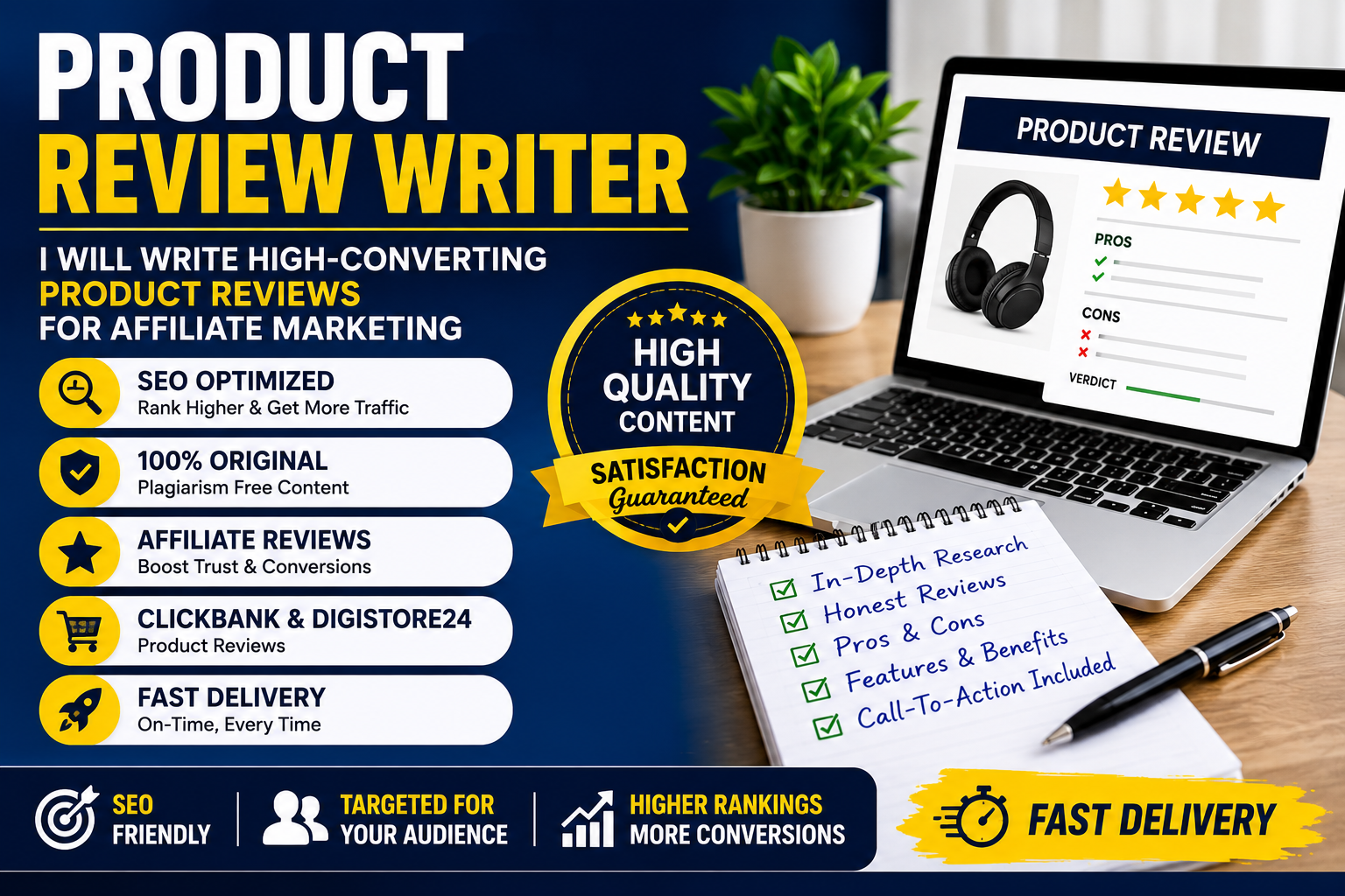 I Will Write High-Converting Product Reviews for Affiliate