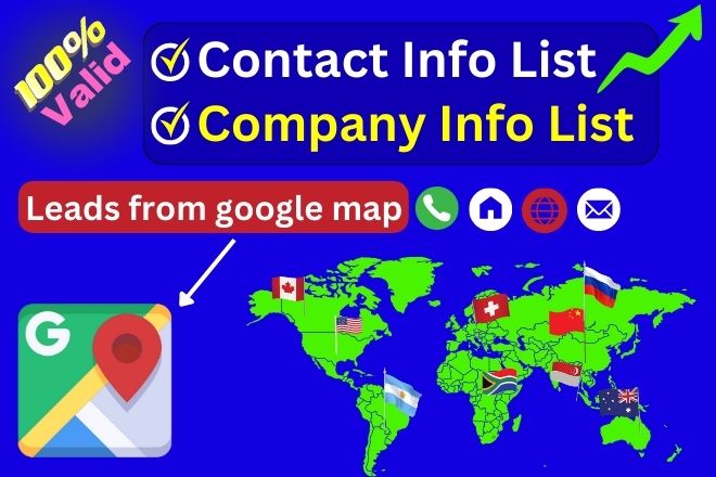Boost Your Business with High-Quality & Up-to-date B2B Leads Generation Services from Google Maps