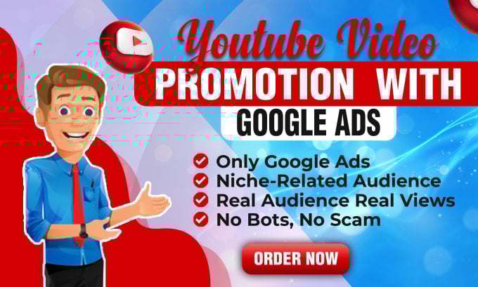 I will do video promotion 3500-4000 traffic use most organic method google adword