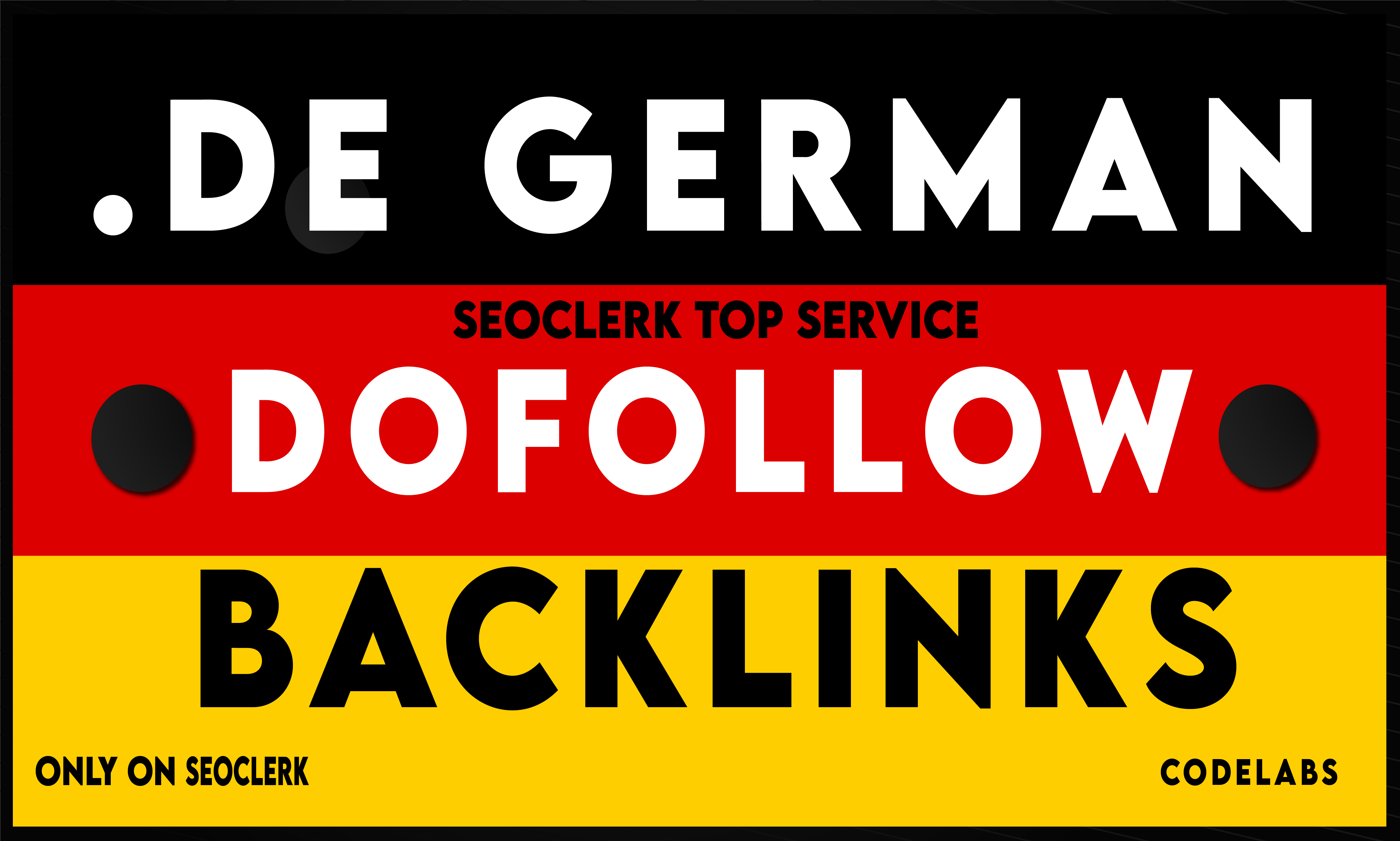 I will Build Dofollow. de Backlinks 50 to 90 DA DR Se...