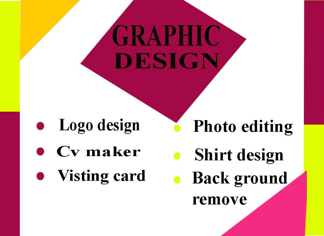 Graphic services and Visiting card and logo maker
