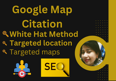 I will provide 1000 google map citations by complete manual method