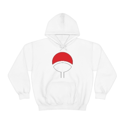 I will design an Uchiha themes unisex heavy blend hooded sweatshirt