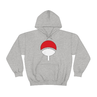 I will design an Uchiha themes unisex heavy blend hooded sweatshirt