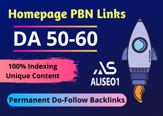 Build 10 PBN Links DA 50 TO 60+ HomePage PBN Backlinks - Dofollow Quality Links 