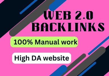 I will make SEO links web 2 0 properties contextual backlinks