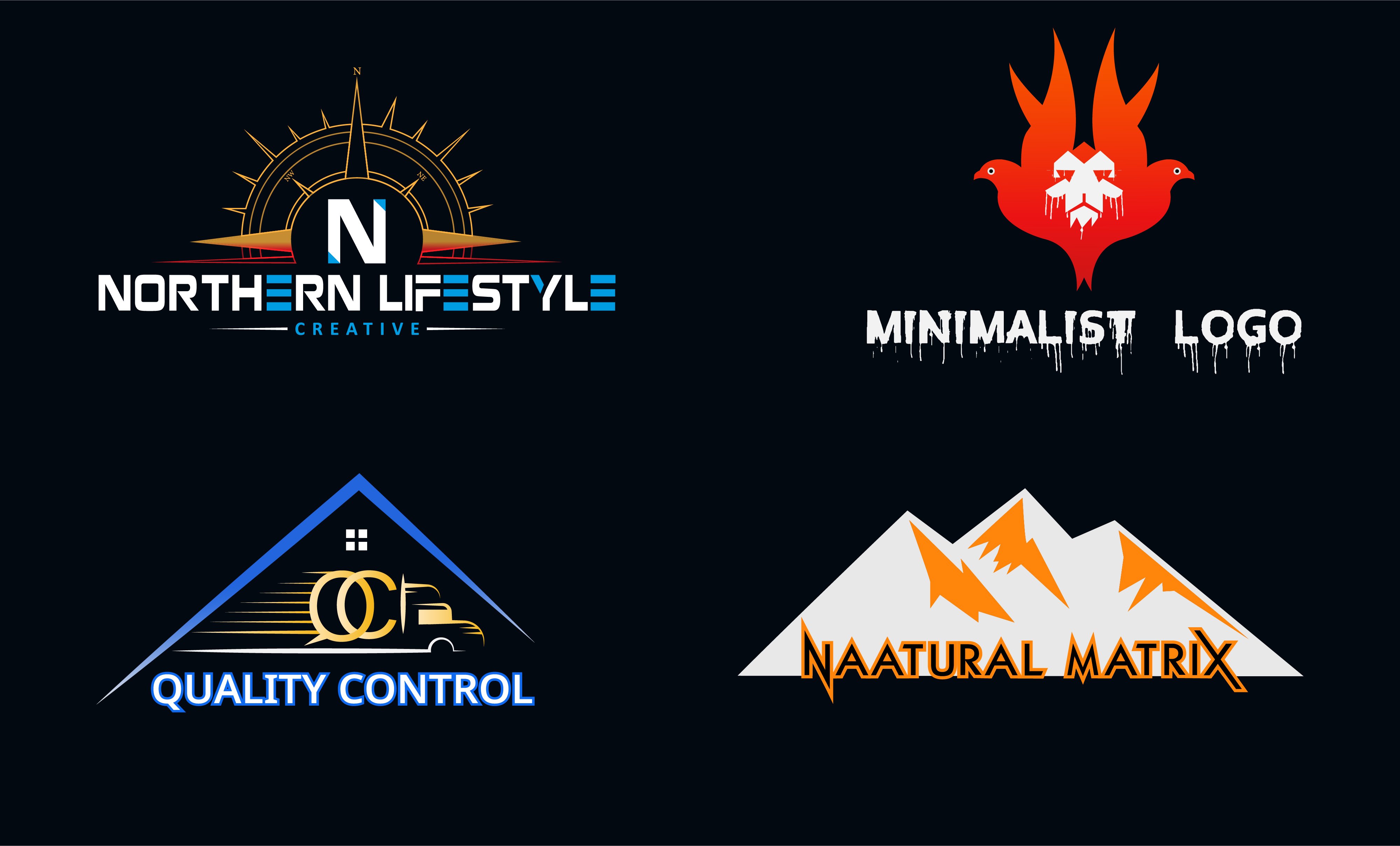 I will do 3 creative modern minimalist logo design