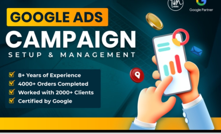 I will set up a profitable google search ads PPC campaigns 