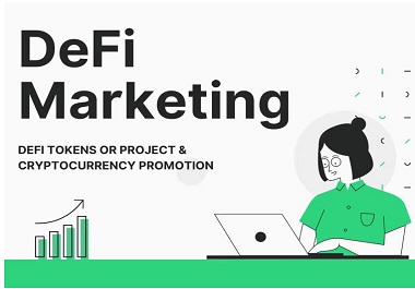 I will market and promote your Defi tokens and relate...