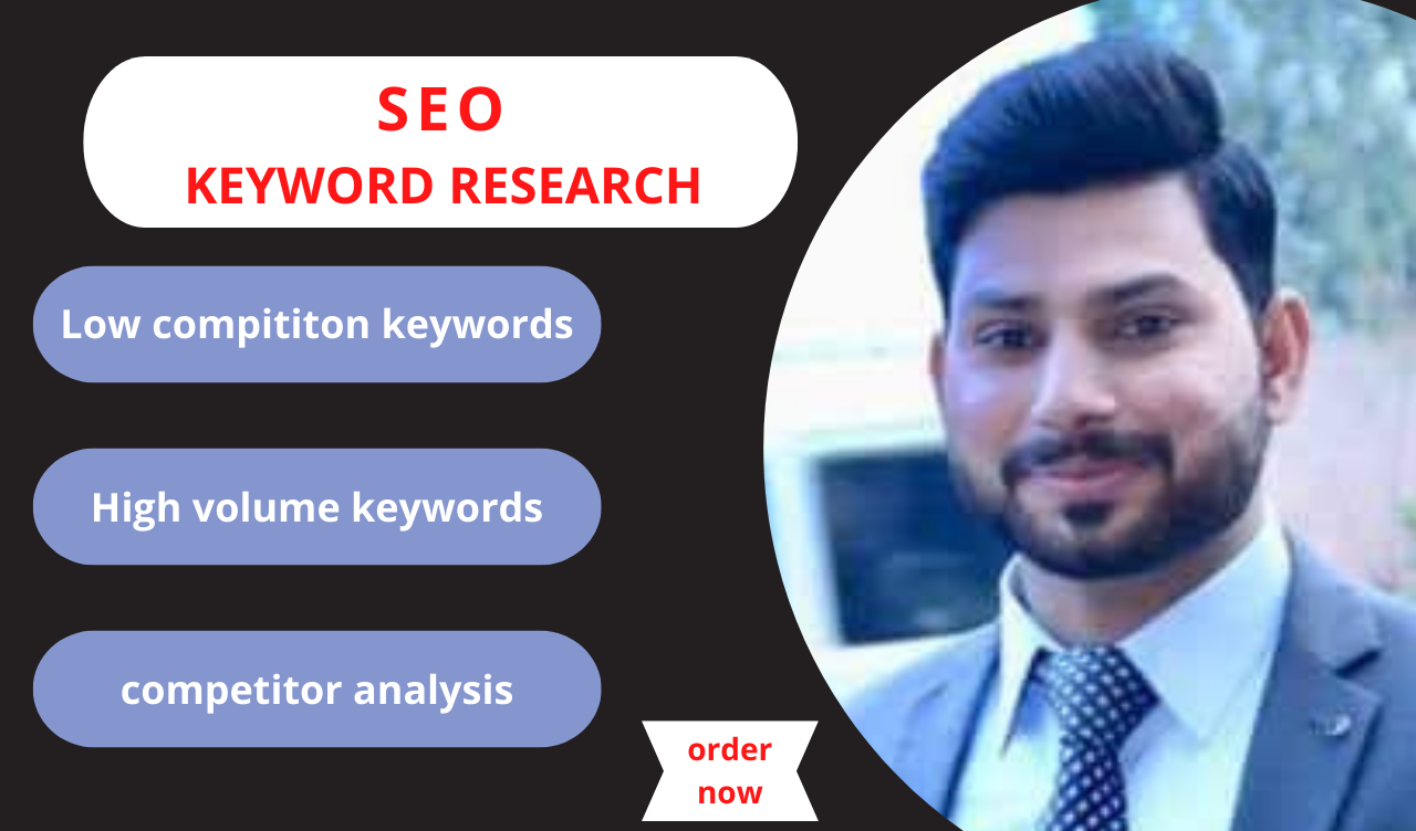 I will do deep, top rated SEO keyword research for ranking 1st on google