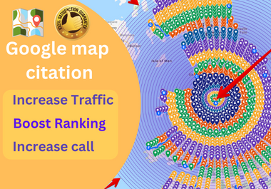 I will provide 1000 google map citation for increase your traffic