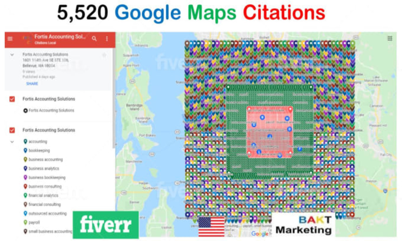 300 Google maps citations for GMB ranking and Local SEO