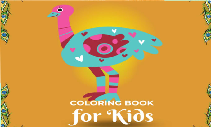 I create amazon KDP interior kindle and coloring book pages for the kids