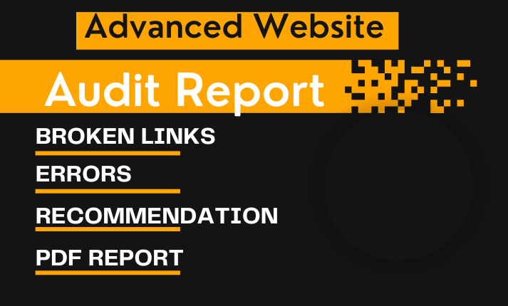 Advanced Website On page SEO Audit Report from Semrush