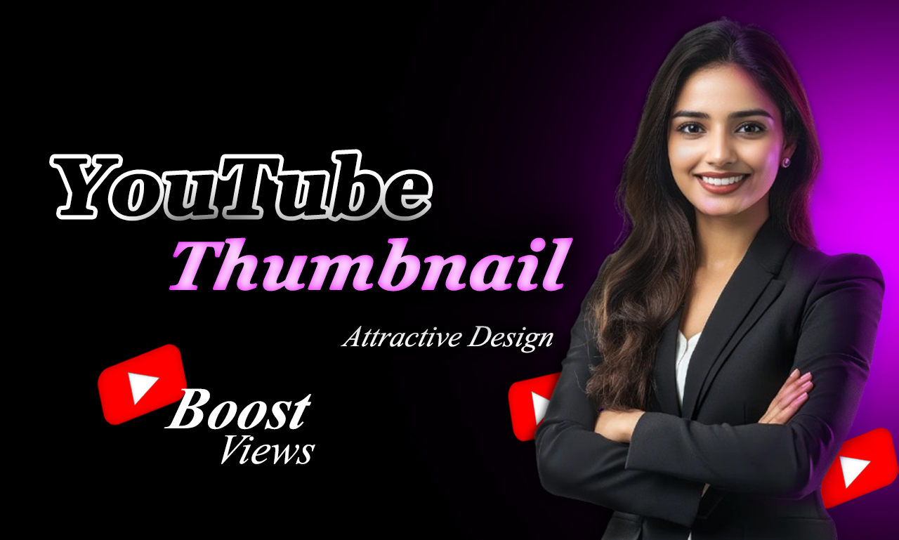 I will Design Eye-Catching Thumbnails for YT, Facebook, and more. 